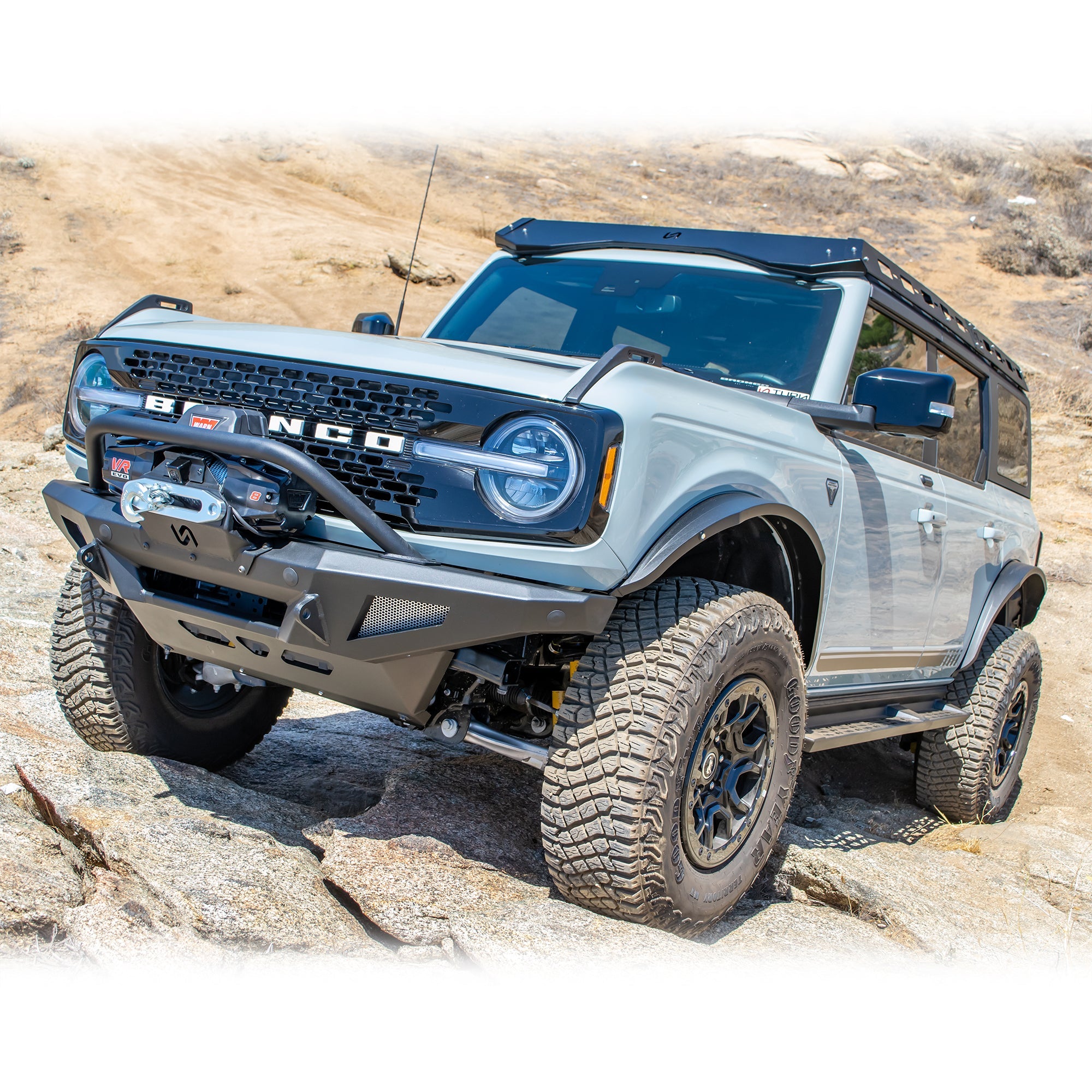 2021+ Ford Bronco Front Bumper - Turn Offroad