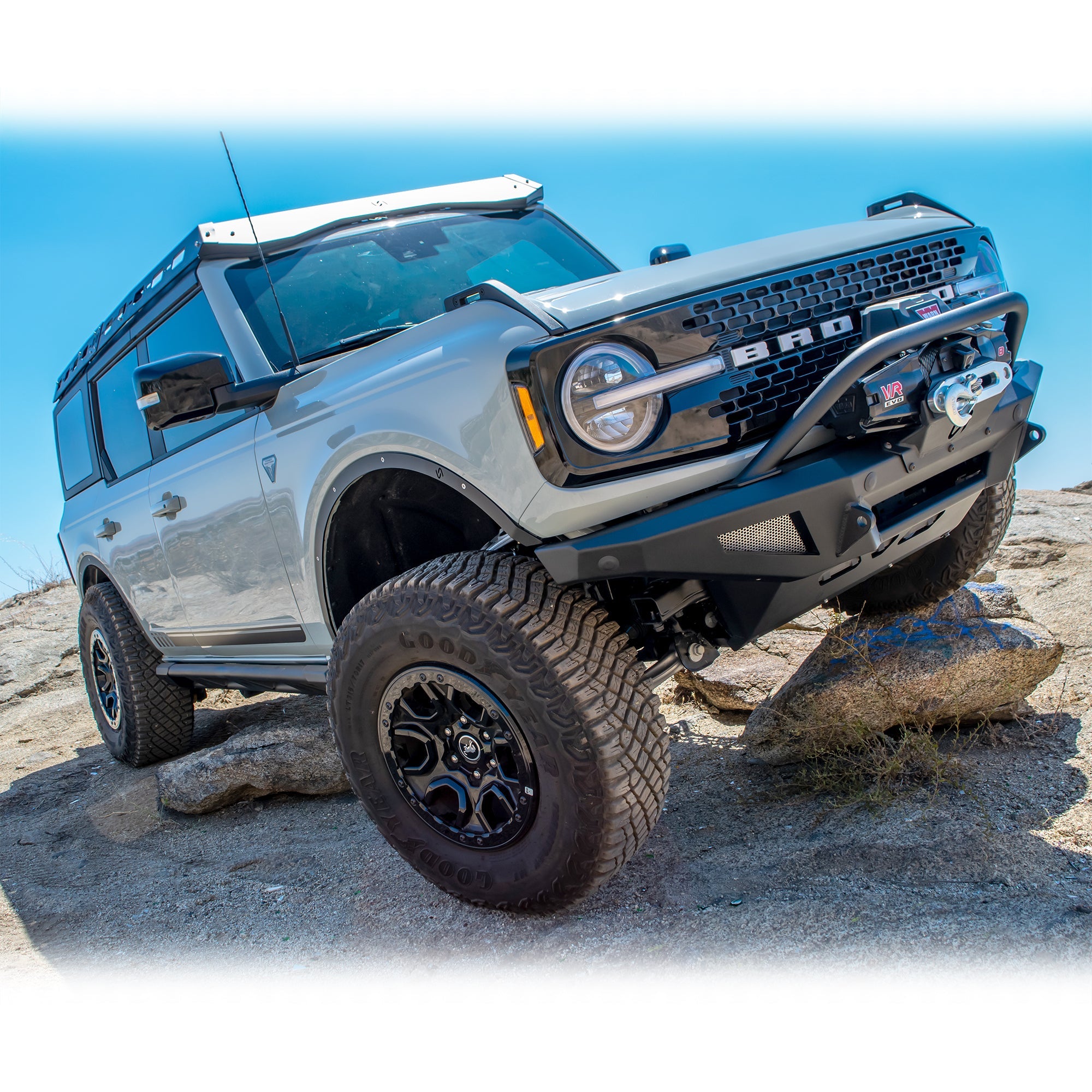 2021+ Ford Bronco Front Bumper - Turn Offroad