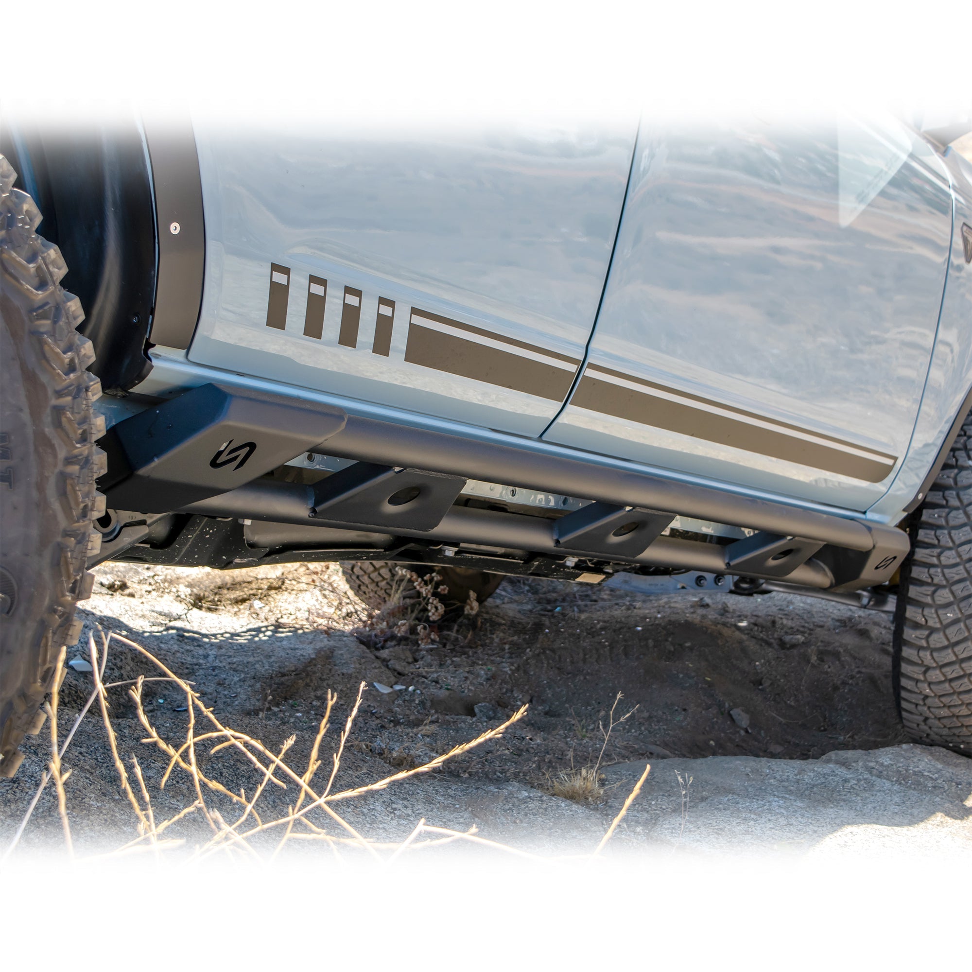 2021+ Ford Bronco Rock Sliders 4-Door - Turn Offroad