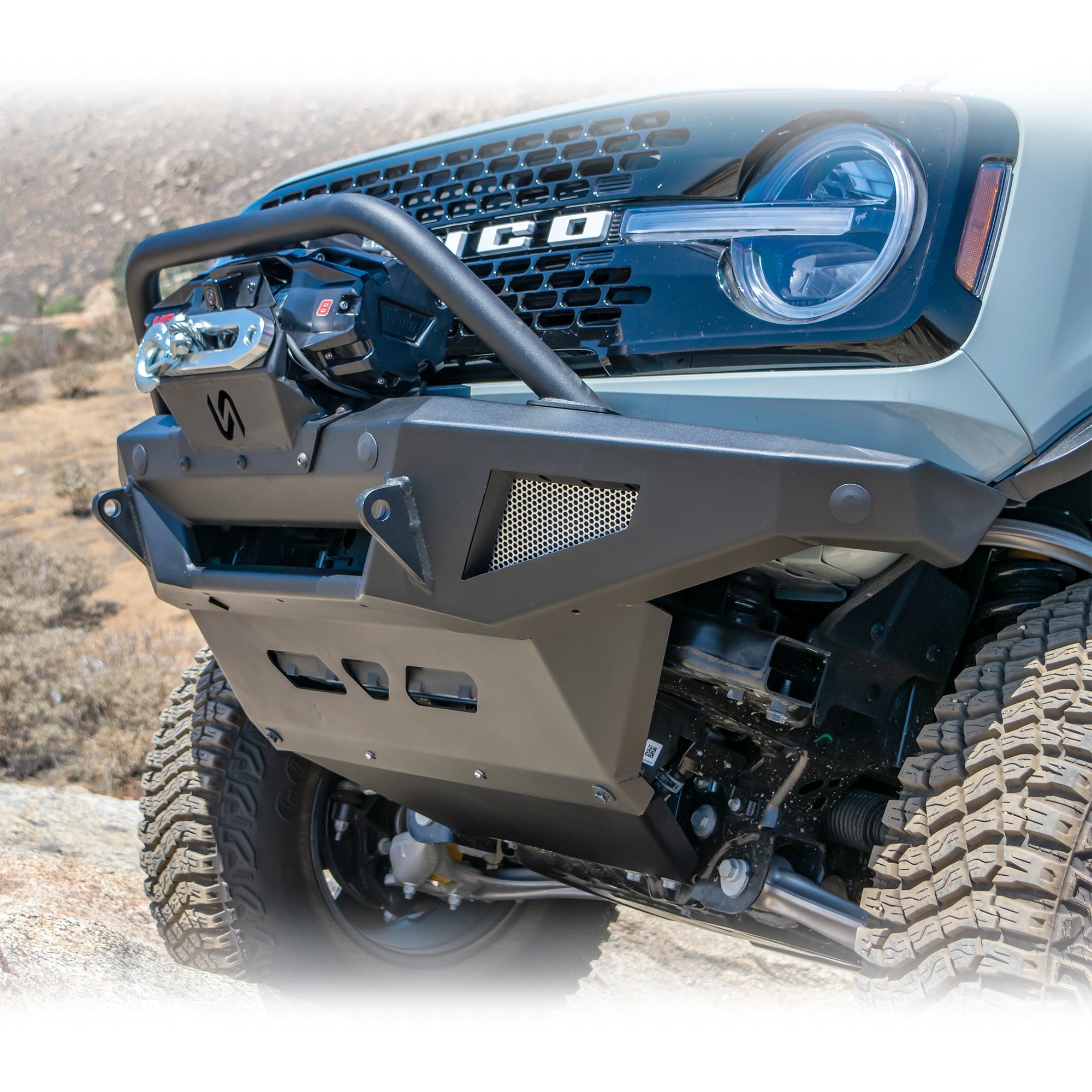 2021+ Ford Bronco Winch Mount - Turn Offroad
