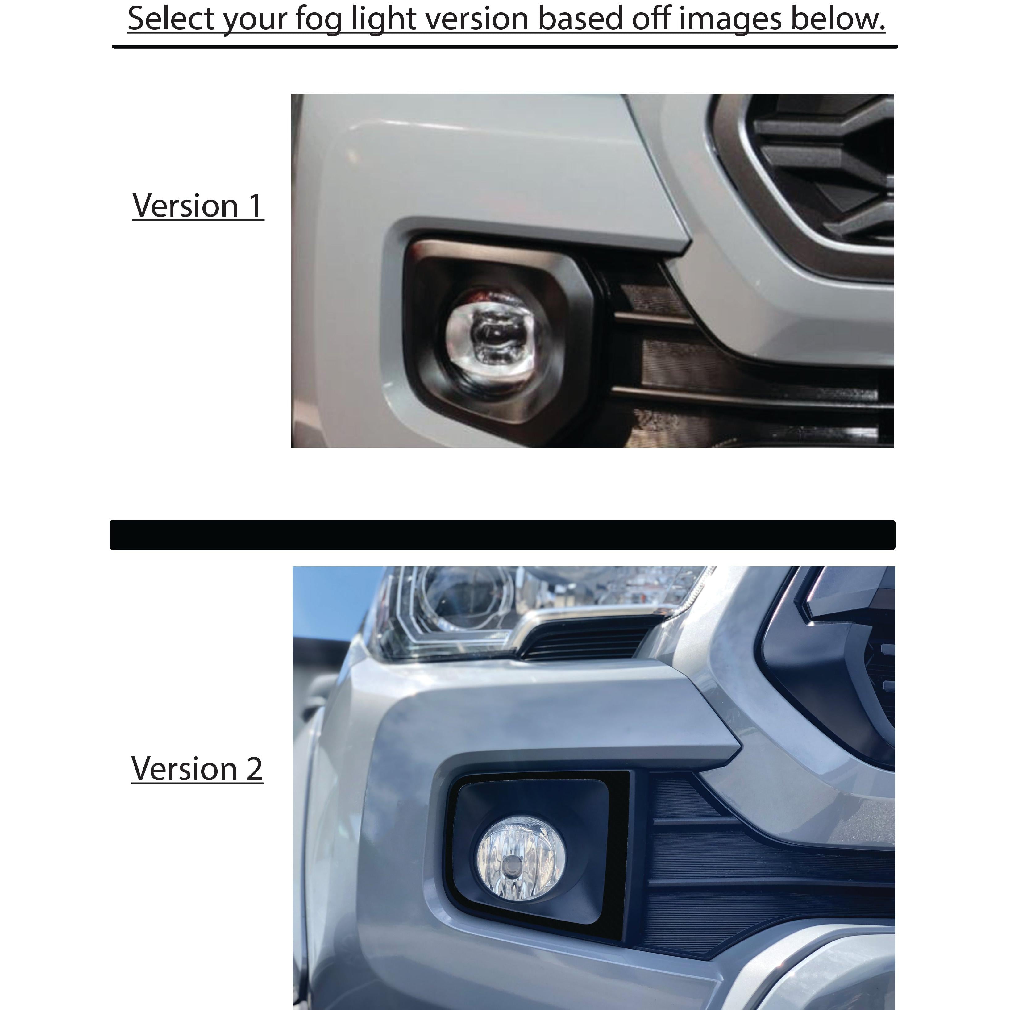 Fog Light Accent Overlays Fits 2016-2023 Toyota Tacoma