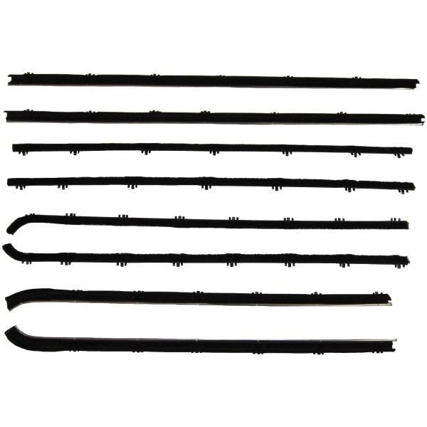 Window Sweeper Kit - 2 Door Hardtop (8 Pc) For Dodge Dart 1967-1969; WC 2300-59