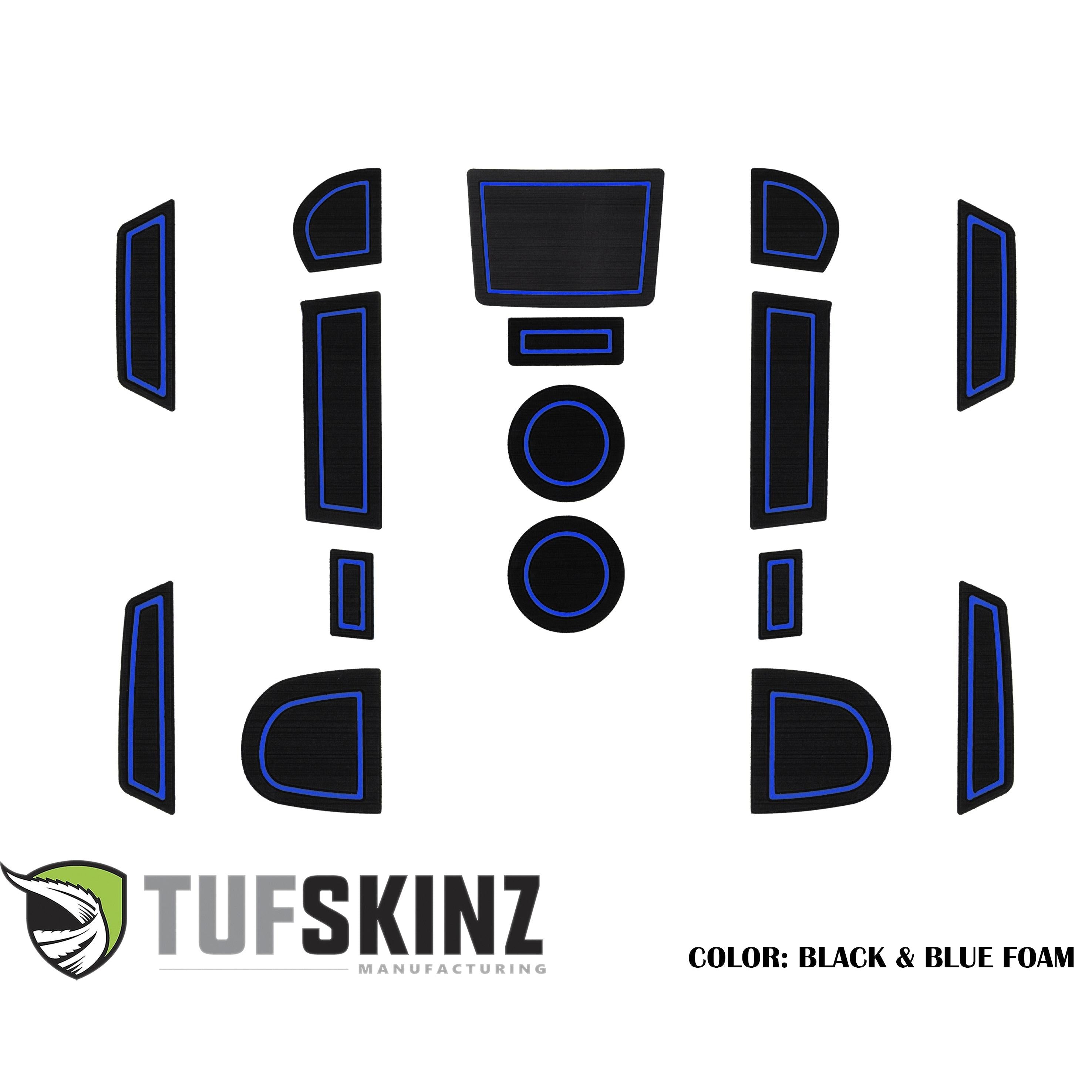 Manual Transmission Interior Foam Inserts Fits 2015-2020 Subaru WRX Black/Blue