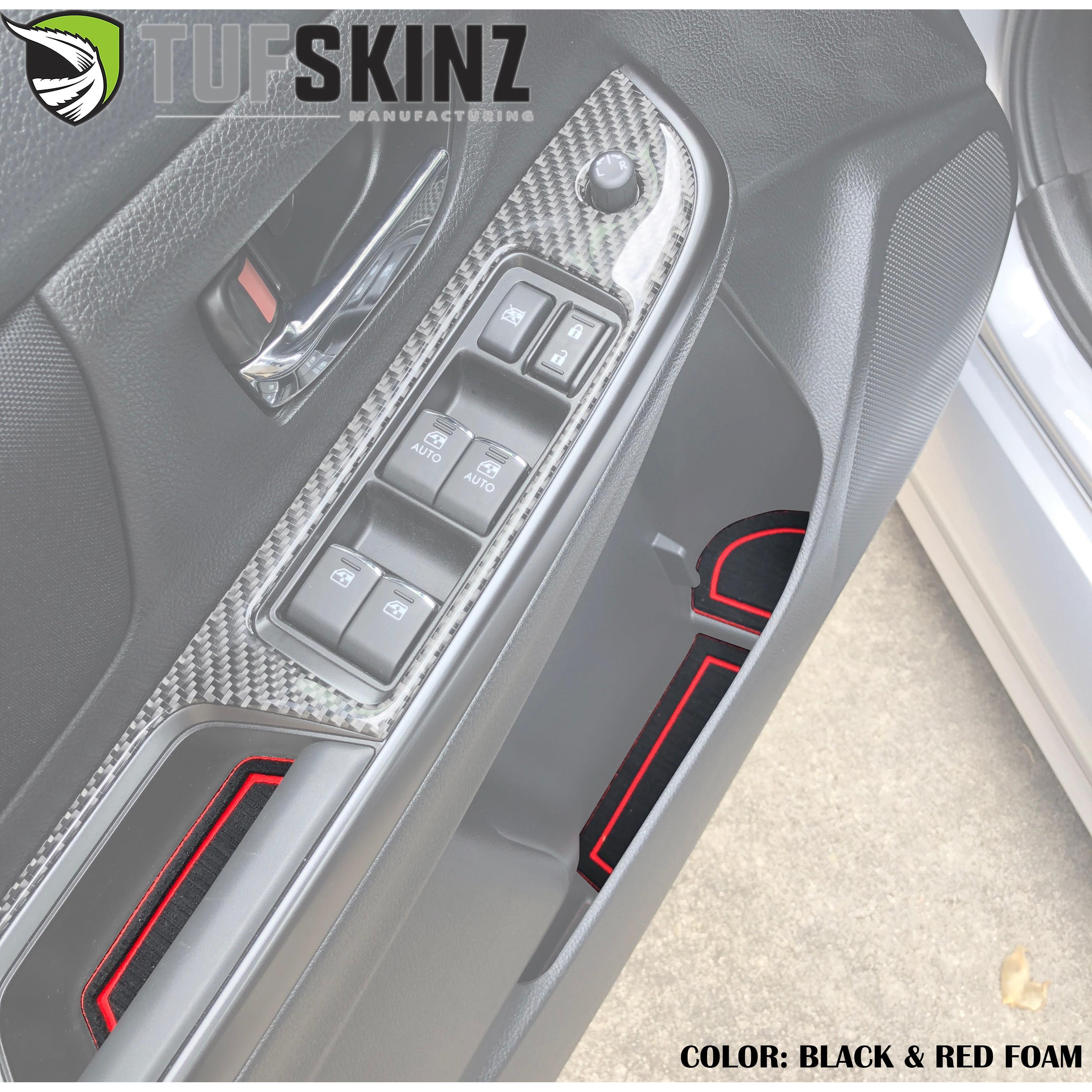 Manual Transmission Interior Foam Inserts Fits 2015-2020 Subaru WRX Black/Red