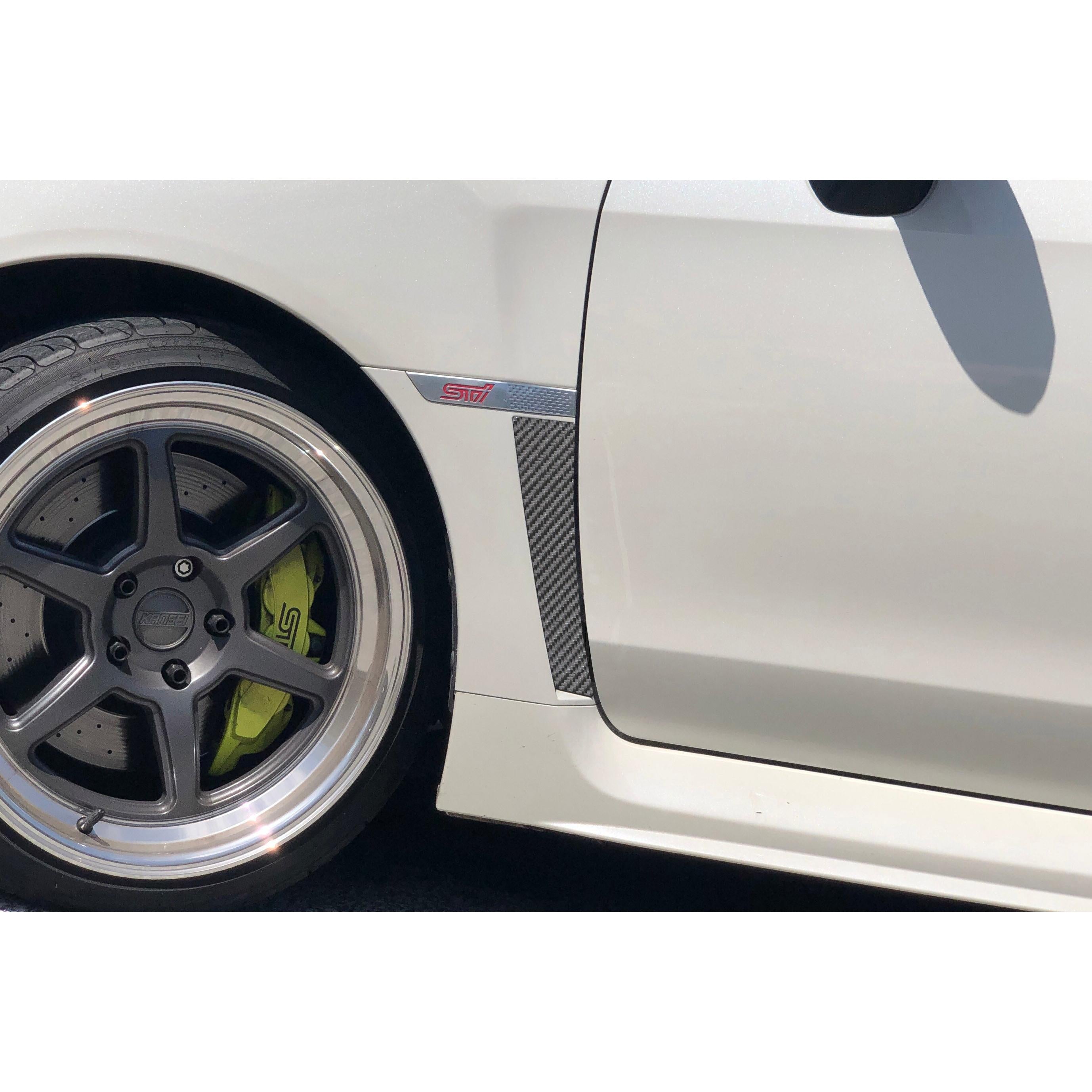 Lower Fender Vent Accent Overlays Fits 2015-2021 Subaru WRX