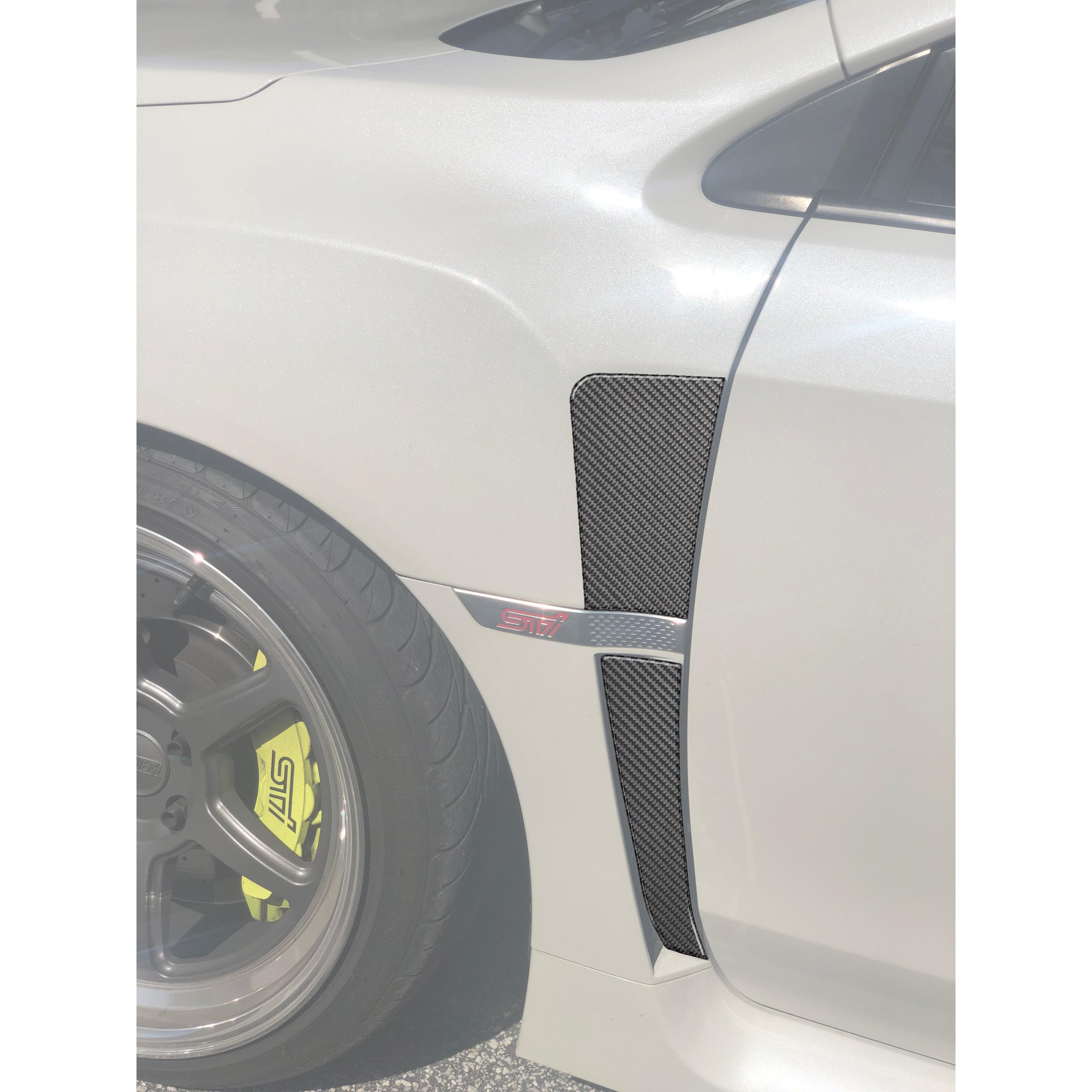 Fender Vent Upper + Lower Accent Trim Fits 2015-2021 Subaru WRX/WRX STI