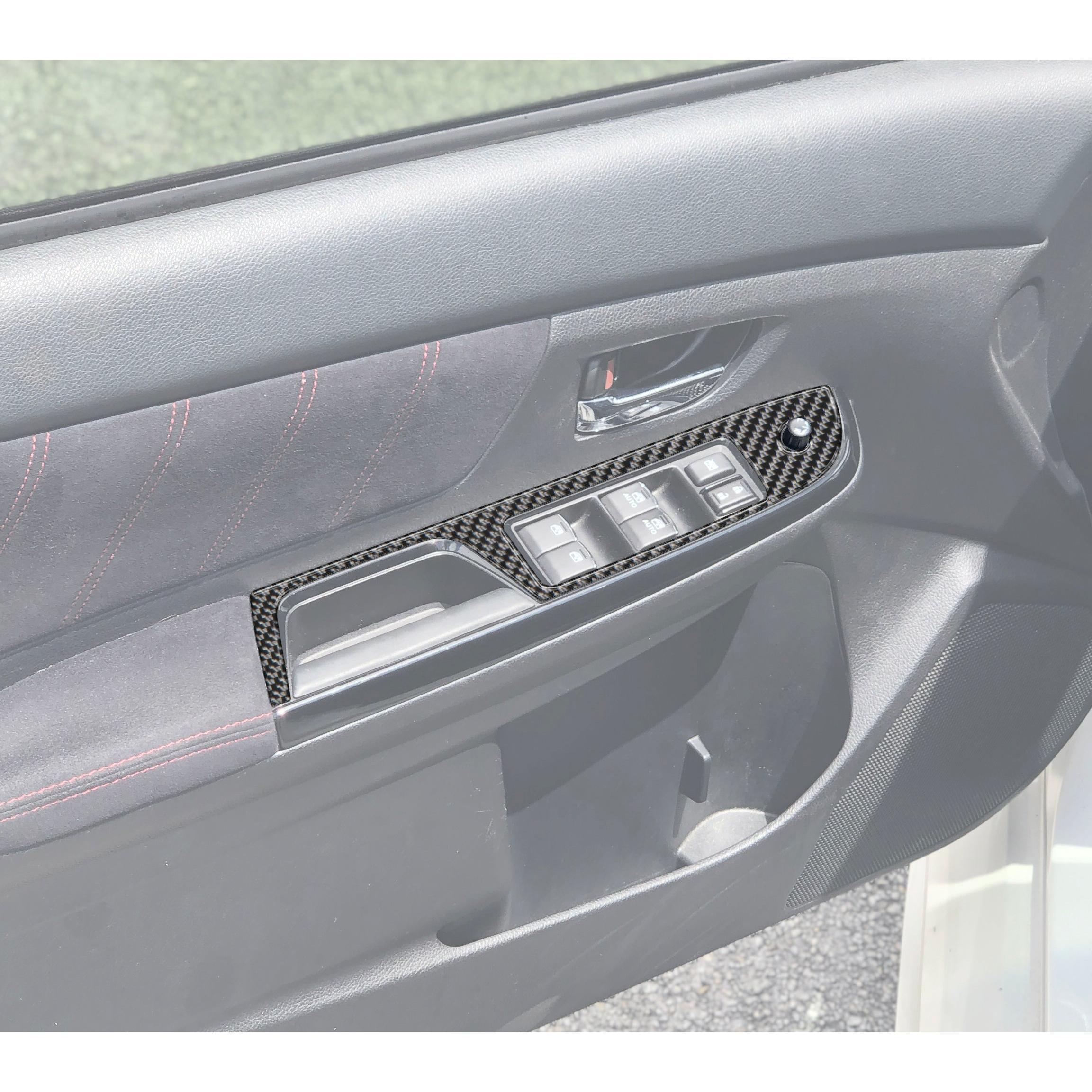 Door Switch Panel Accent Trim Fits 2018-2021 Subaru WRX/WRX STI