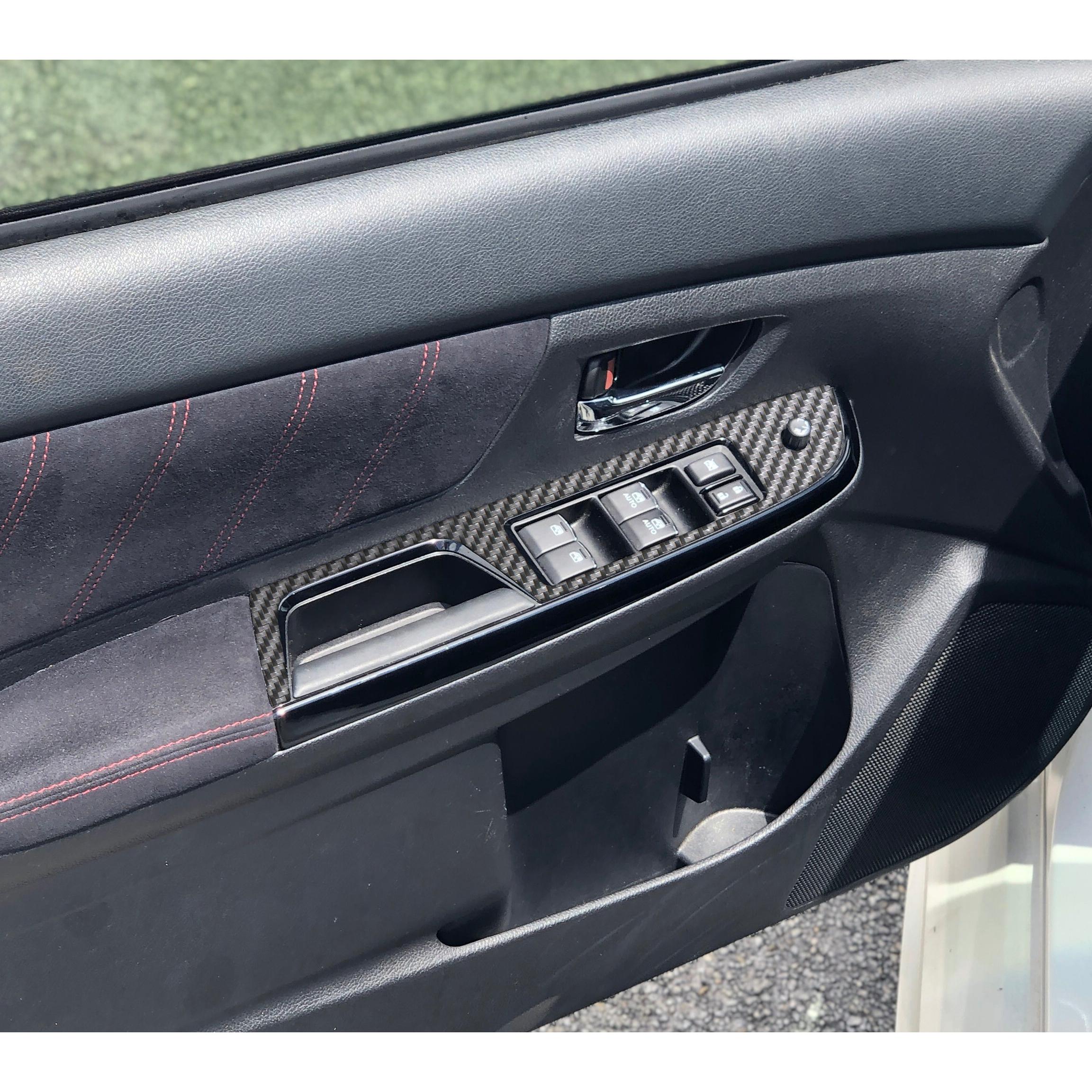 Door Switch Panel Accent Trim Fits 2018-2021 Subaru WRX/WRX STI