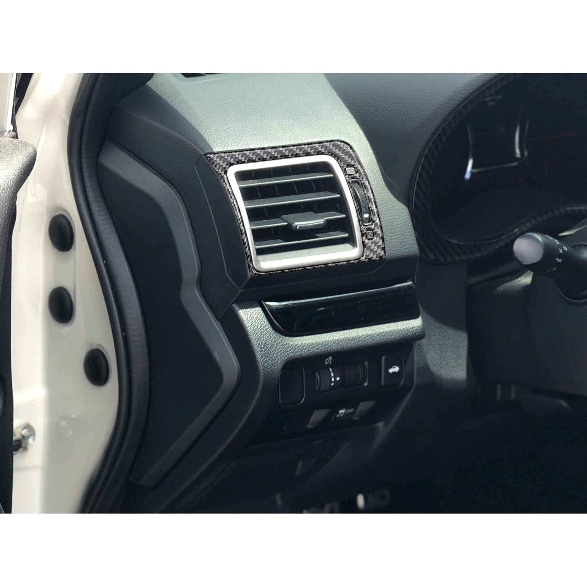 Driver/Passenger Air Vents Accent Trim Fits 2015-2021 Subaru WRX/WRX STI