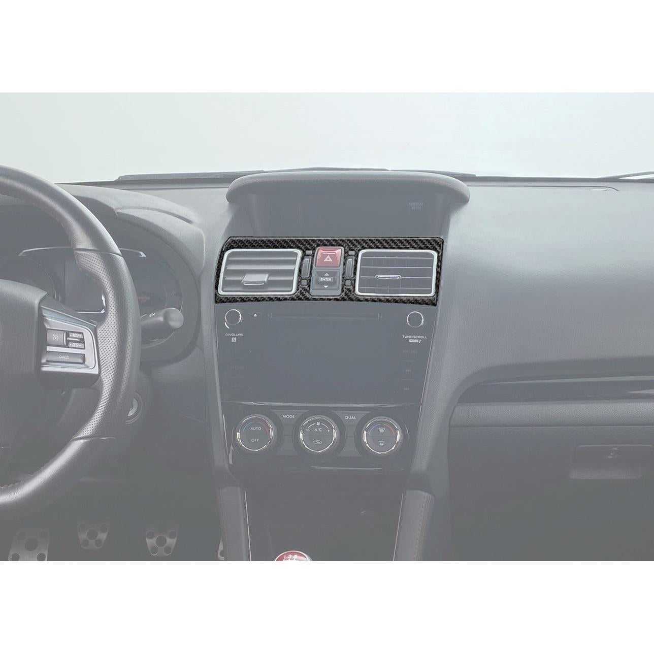 Center Air Vents Accent Trim Fits 2015-2021 Subaru WRX/WRX STI