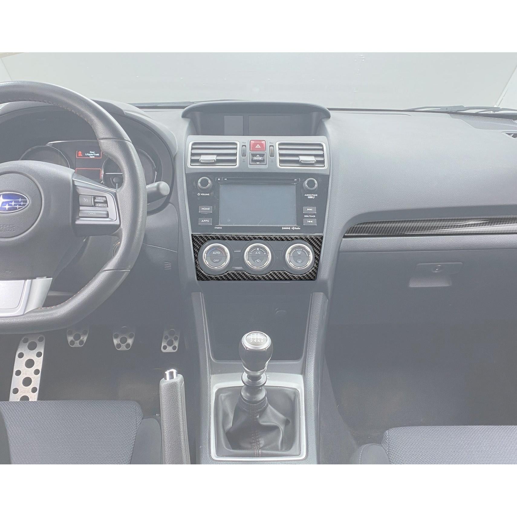 Center Climate Control Accent Trim Fits 2015-2021 Subaru WRX/WRX STI