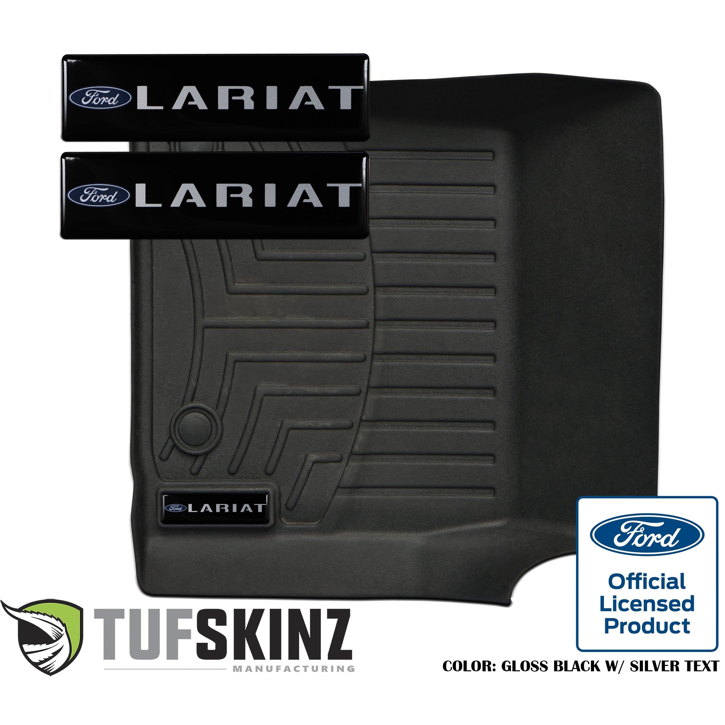 (2)Badge/Emblem Inserts Fits - WeatherTech Floor Mats Lariat Logo