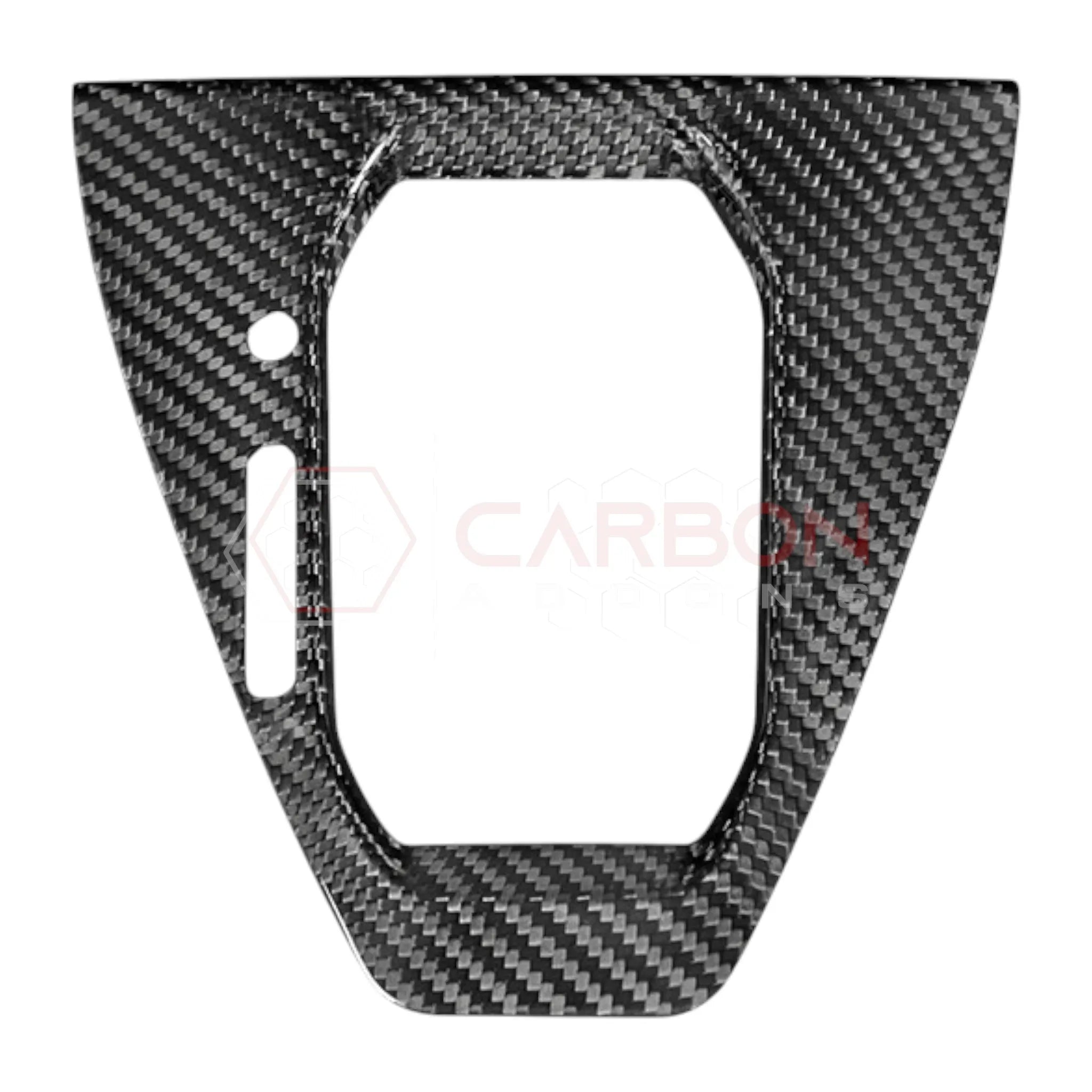 2024+ Mustang Hard Carbon Fiber Gear Shifter Trim Cover