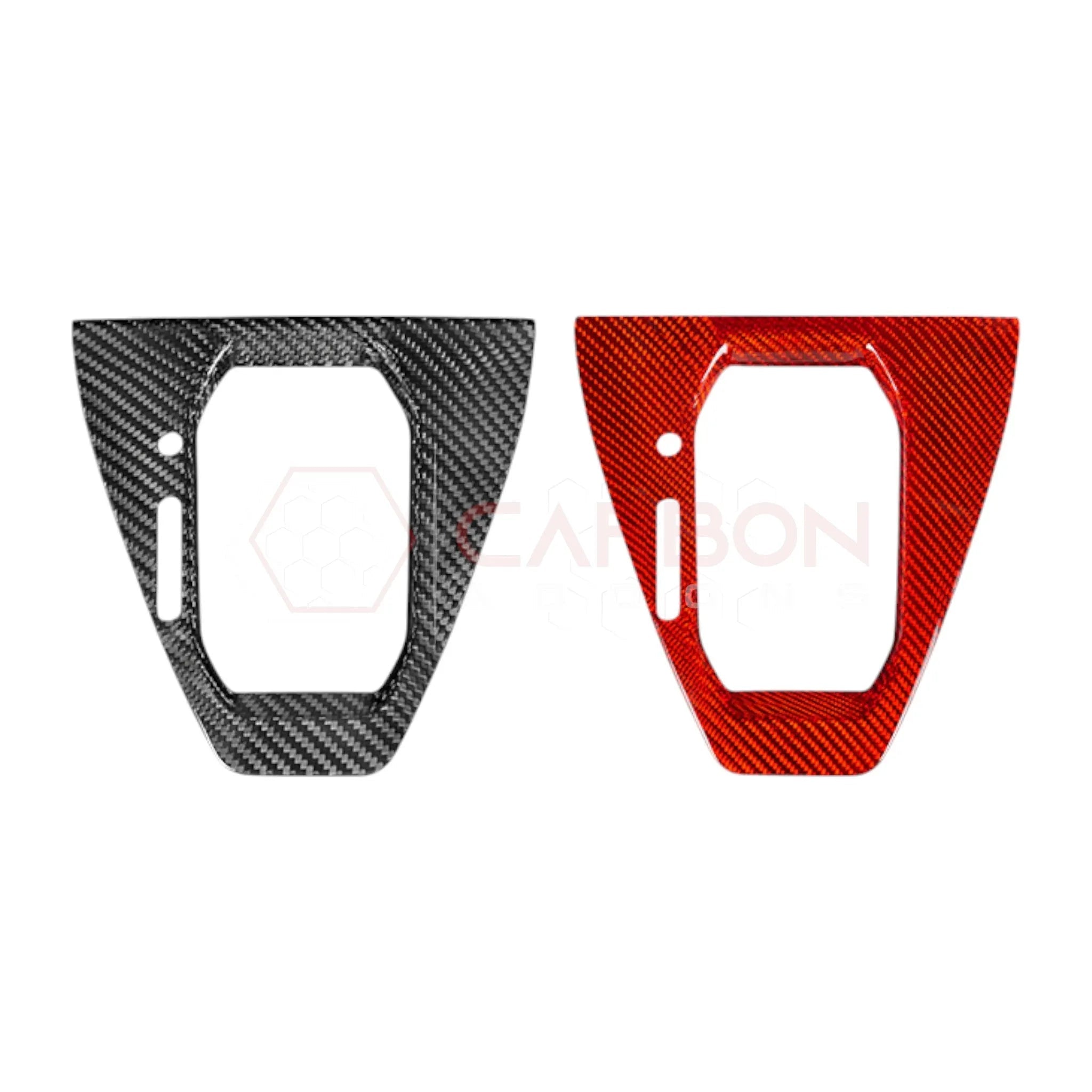 2024+ Mustang Hard Carbon Fiber Gear Shifter Trim Cover
