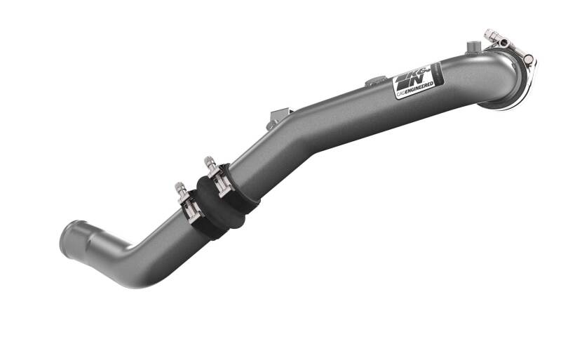 K&N 22-24 Honda Civic 1.5L L4 Aluminum Charge Pipe Kit - Gunmetal Gray-SR1 Performance