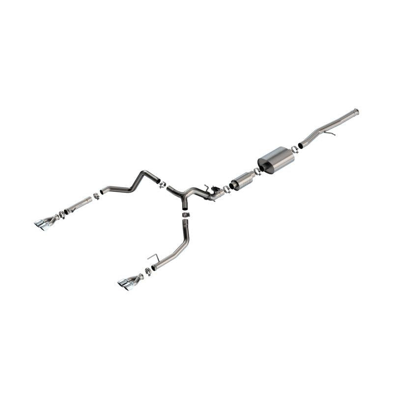 Borla 2024 Chevy Silverado 1500 6.2L V8 S-Type Catback Exhaust w/ Simulator - Chrome