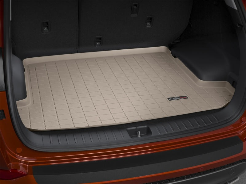 WeatherTech 2016+ Hyundai Tucson Tan Cargo Liner – Complete Trunk Protection with Raised Lip and Textured Finish