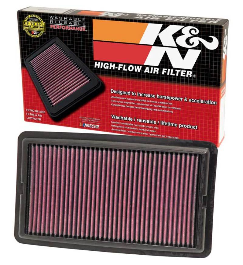 K&N Replacement Panel Air Filter for 2014-2015 Acura MDX 3.5L V6-SR1 Performance