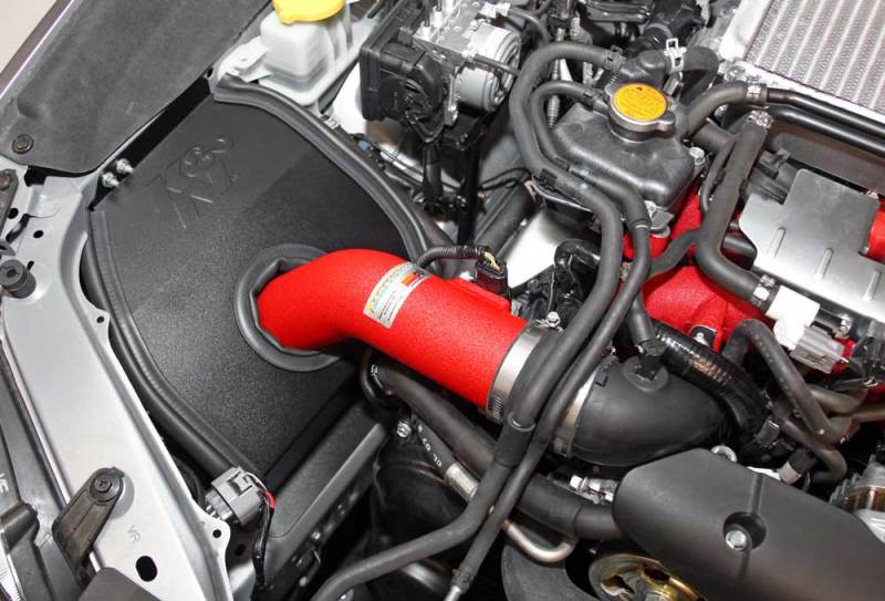 K&N 2015 Subaru WRX-STI 2.5L H4 Red Typhoon Short Ram Intake-SR1 Performance
