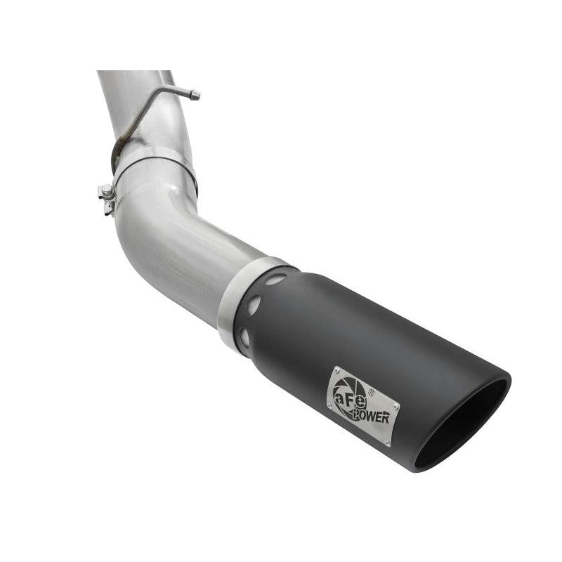 aFe Atlas Exhaust 5in DPF-Back Aluminized Steel w/ Black Tips 16-17 GM Diesel Truck V8-6.6L (td)-SR1 Performance
