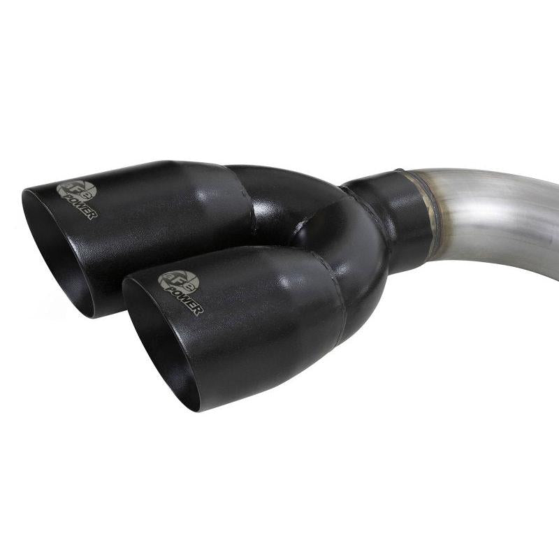 aFe Vulcan Series 3in 304SS Exhaust Cat-Back w/Blk Tip 2019 GM Silverado/Sierra 1500 L4-2.7L (t)-SR1 Performance