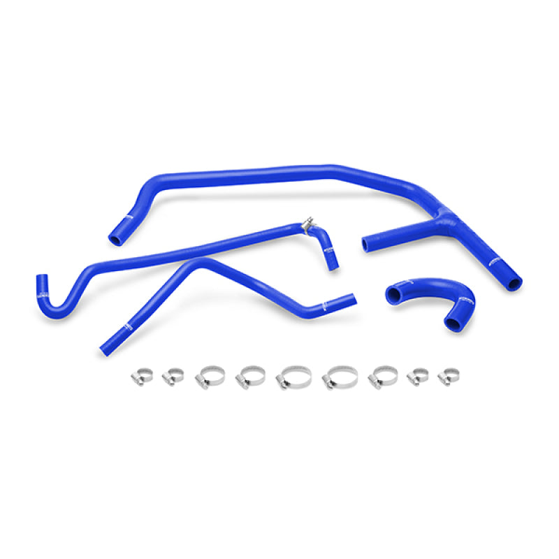Mishimoto 15+ Ford Mustang EcoBoost Blue Silicone Ancillary Hose Kit-SR1 Performance