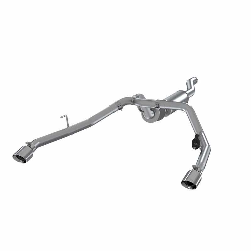 MBRP 2020 Jeep Gladiator 3.6L 2.5in Dual Rear Exit Cat Back Exhaust 304-SR1 Performance
