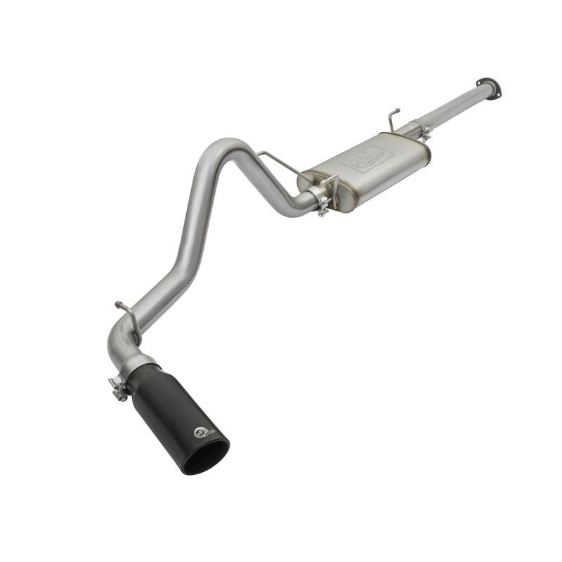 aFe MACHForce XP Cat Back SS Exhausts Black Tips 05-12 Toyota Tacoma L4-2.7L-SR1 Performance