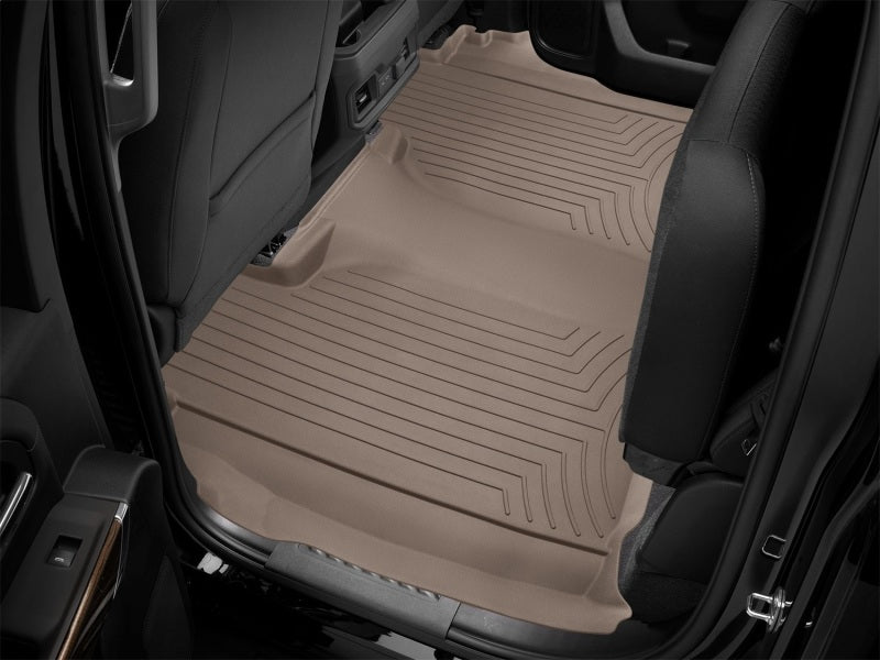 WeatherTech Rear FloorLiner HP for 2019 Chevrolet Silverado 1500 – Tan, Part #4514365IM