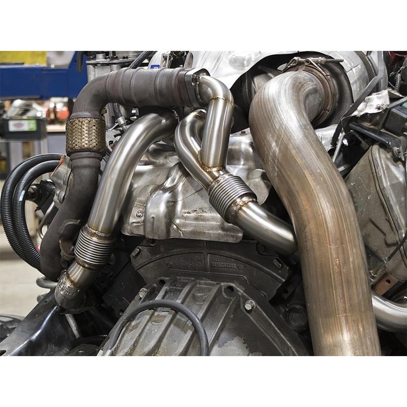 aFe Twisted Steel Power Package Up-Pipes / Manifold 08-10 Ford Diesel Trucks V8 6.4L (td)-SR1 Performance