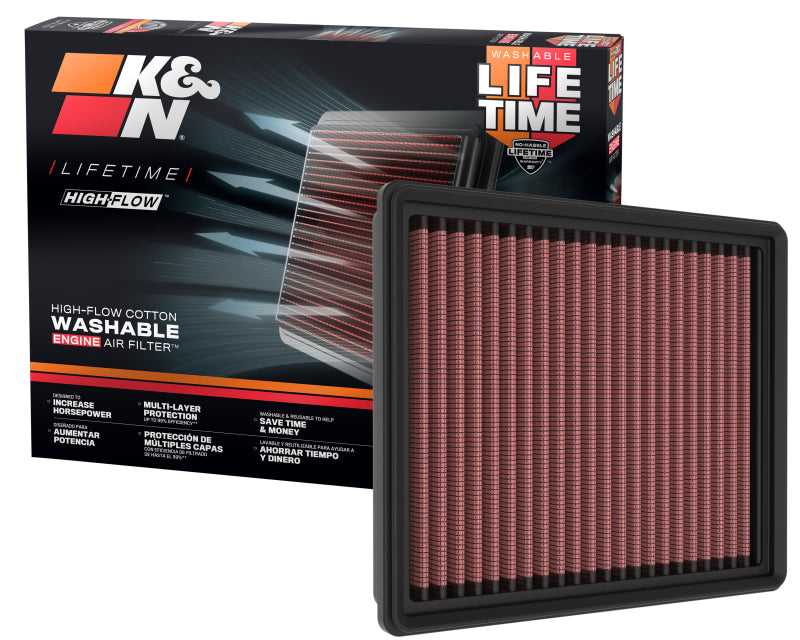 K&N 2020 Ford Escape Hybrid L4-2.5L Replacement Air Filter-SR1 Performance