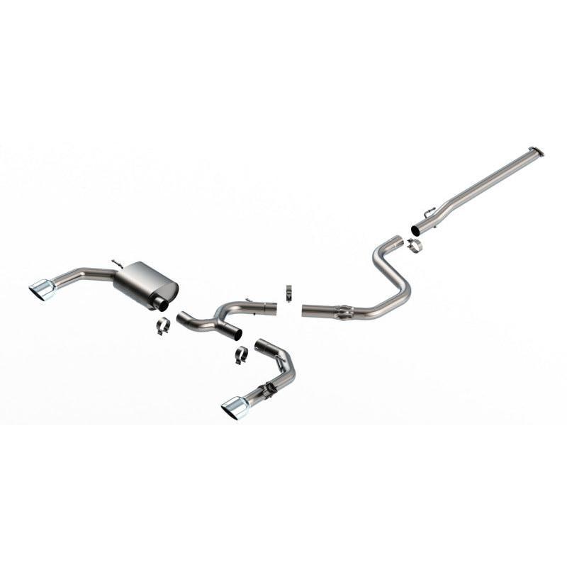 Borla 22-23 Hyundai Elantra N 2.0L 4 CYL. Turbo AT/MT ATAK Catback Exhaust Bright Chrome