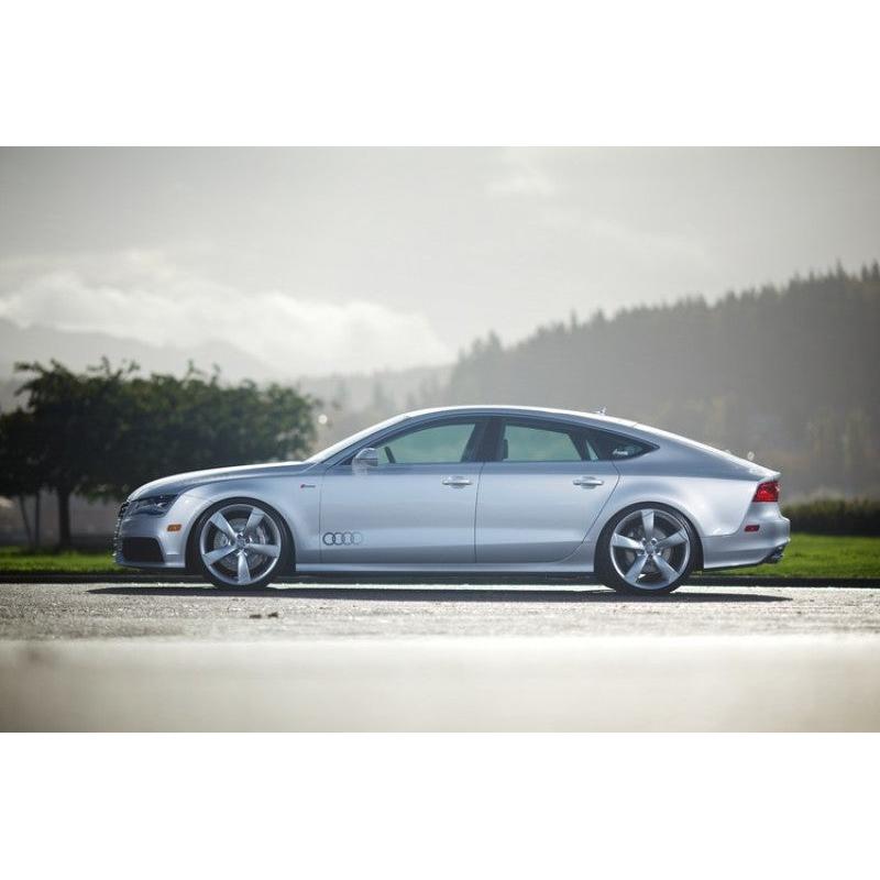 AWE Tuning Audi C7 A7 3.0T Touring Edition Exhaust - Dual Outlet Chrome Silver Tips