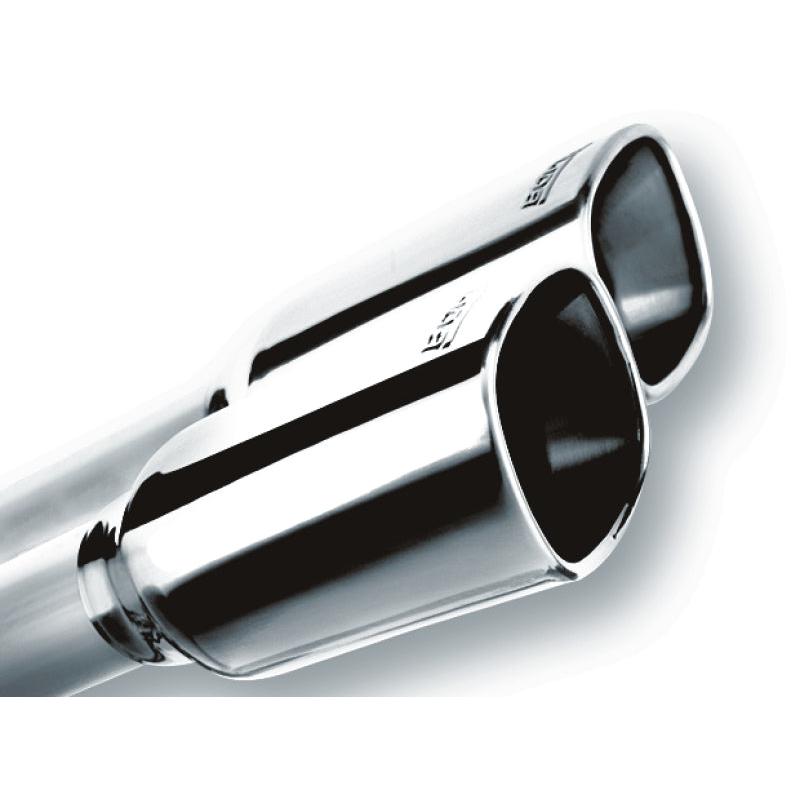 Borla 19 Chevrolet Silverado/GMC Sierra 1500 6.2L SS (S-Type) Catback Exhaust - Square Chrome Tips