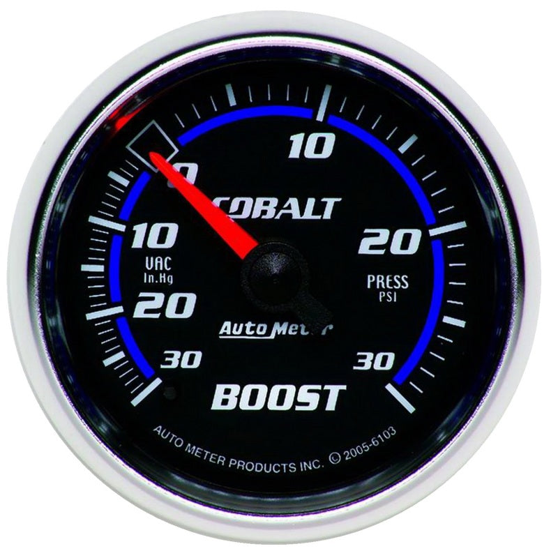 Autometer Cobalt 52mm 30psi mechanical Boost Gauge-SR1 Performance