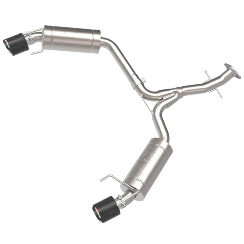 aFe POWER Takeda 06-13 Lexus IS250/IS350 SS Axle-Back Exhaust w/ Carbon Tips