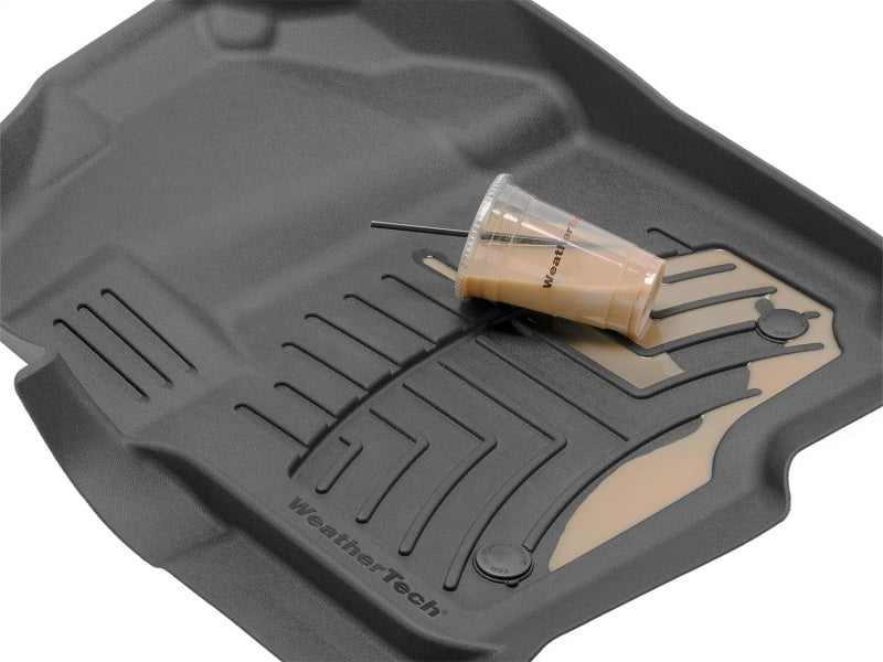 WeatherTech FloorLiner HP for Toyota Tundra and Sequoia Front - Custom Fit, Black