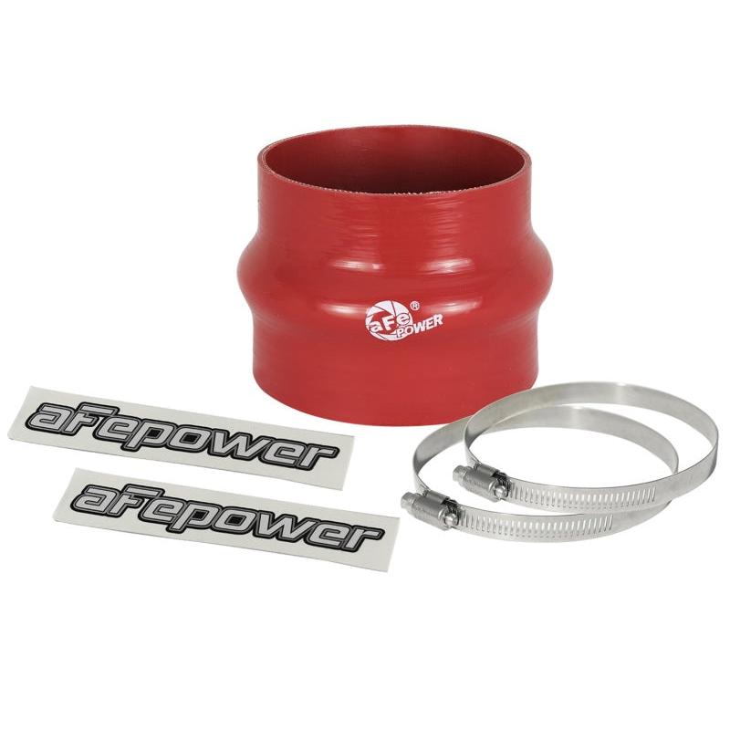 aFe Magnum FORCE CAI Univ. Silicone Coupling Kit (3.75in. ID to 3.5in. ID) Straight Reducer - Red-SR1 Performance