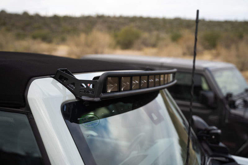 DV8 Offroad 21+ Ford Bronco Curved Light Bracket for 40-Inch LED Light Bar and Pod Lights