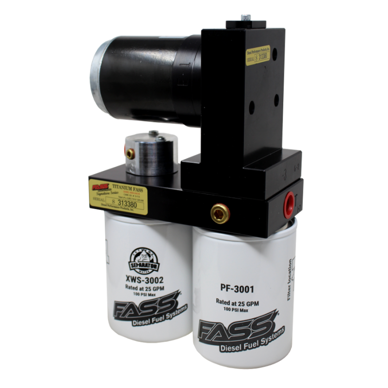 FASS Universal 100gph/16-18psi Titanium Signature Series Fuel Air Separation System TS 100G-SR1 Performance