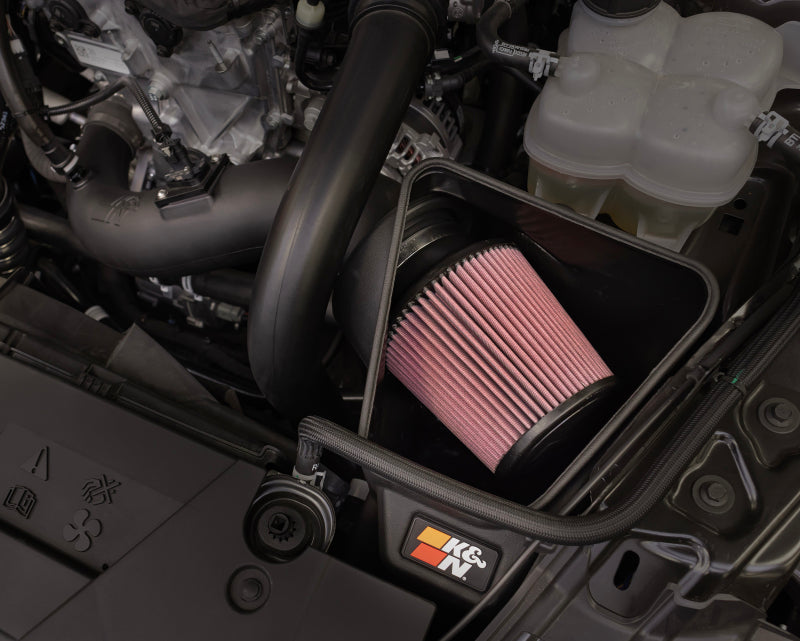 K&N 2024 Ford Mustang Ecoboost L4-2.3L F/L Turbo Aircharger - Cold Air Intake System-SR1 Performance