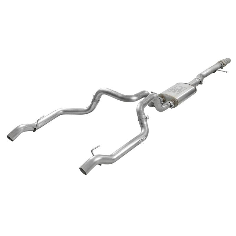aFe Vulcan Series 4in-3in 304-SS Exhaust Cat-Back 2019 GM Silverado / Sierra 1500 V8-5.3L w/ OE Tips-SR1 Performance
