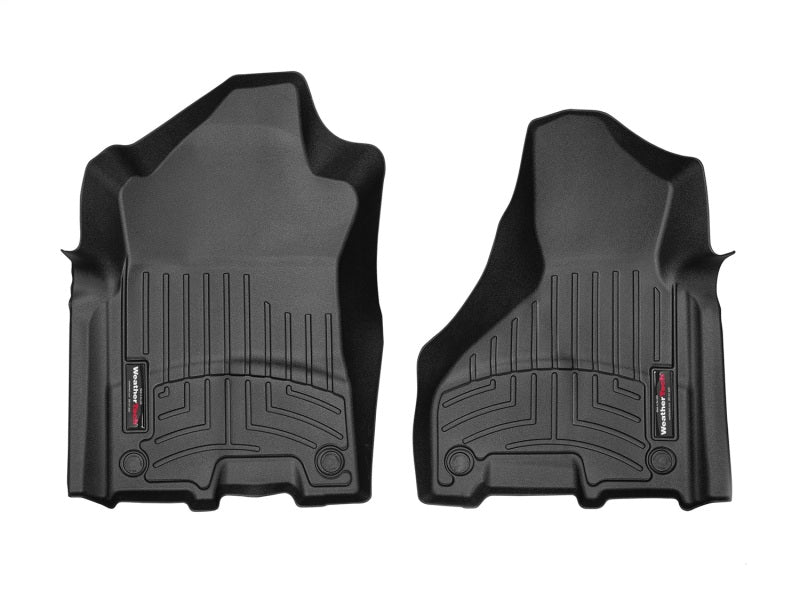WeatherTech DigitalFit Front FloorLiner for 2019+ RAM 2500 and 3500 Crew Cab and Mega Cab - Black Part #4415451
