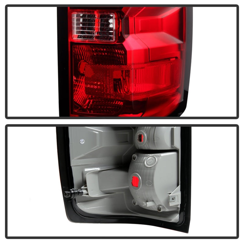 Xtune Chevy Silverado 2014-2016 Passenger Side Tail Lights - OEM Right ALT-JH-CS14-OE-R-SR1 Performance