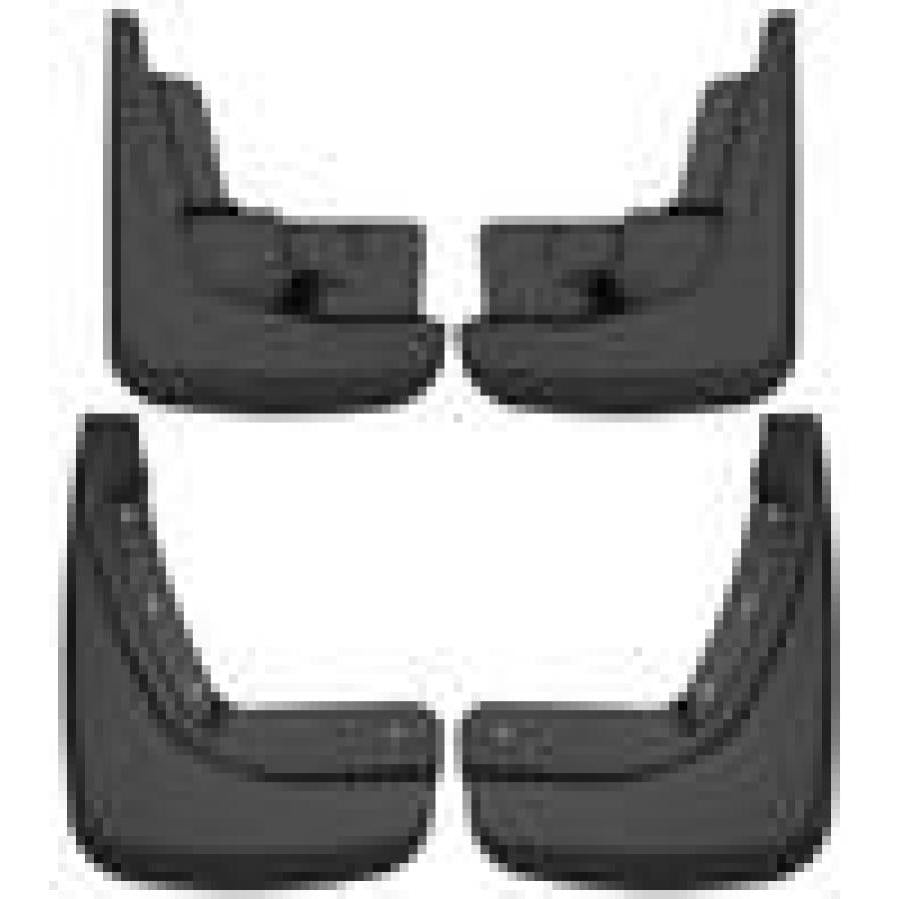 Husky Liners 20-21 Ford Explorer Front and Rear Mud Guard Set - Black-SR1 Performance