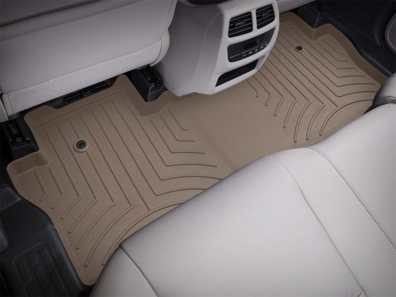 WeatherTech FloorLiner HP Rear for Honda Pilot 2016-2017 - Tan, Part #458392IM