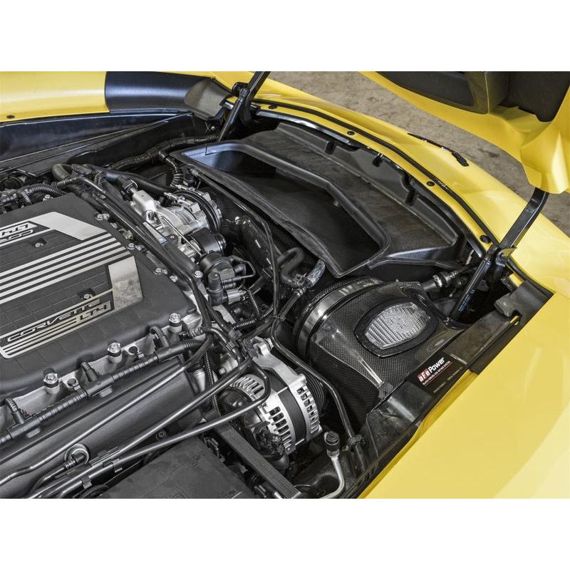 aFe Momentum Carbon Fiber Cold Air Intake System PDS/P5R 15-16 Chevrolet Corvette Z06 V8-6.2L-SR1 Performance