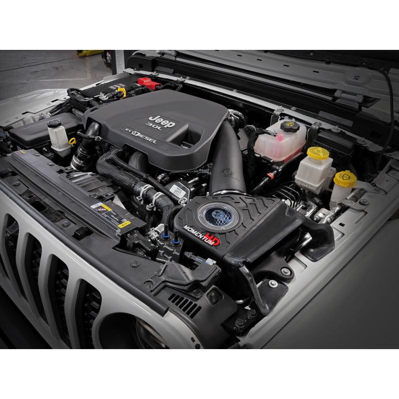 aFe 20-21 Jeep Wrangler (JL) V6-3.0L (td) Momentum HD Cold Air Intake System w/ Pro 10R Media-SR1 Performance