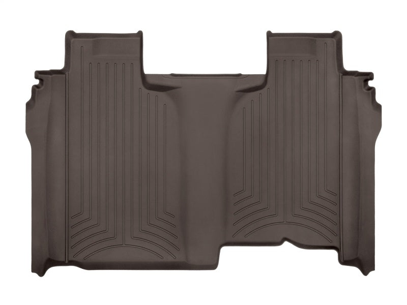 WeatherTech Rear FloorLiner HP for 2019+ Chevrolet Silverado 1500 - Cocoa