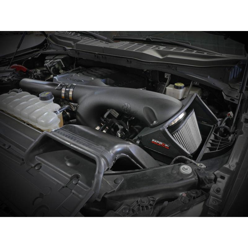 aFe Rapid Induction Cold Air Intake System w/Pro DRY S Filter 2021+ Ford F-150 V6-3.5L (tt)-SR1 Performance